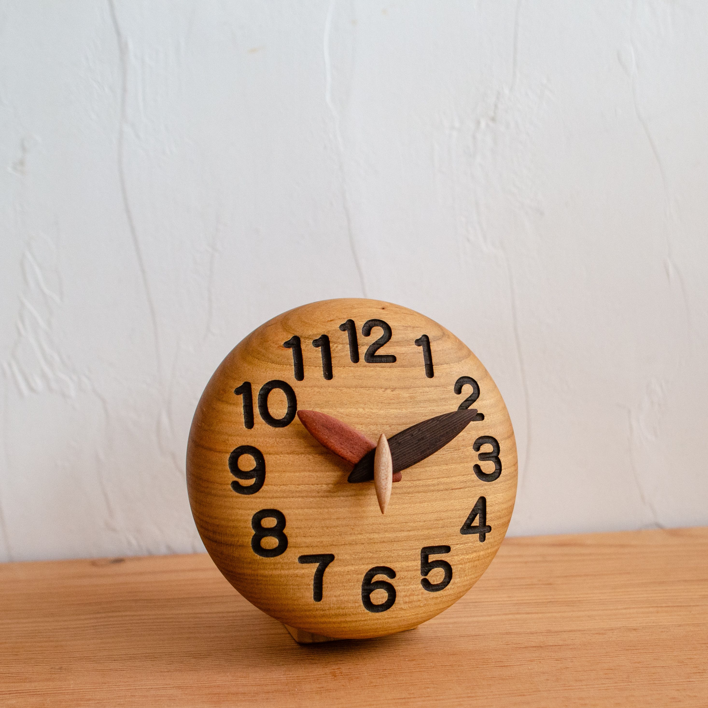 ぷっくりキュートな手作り時計　置台セット